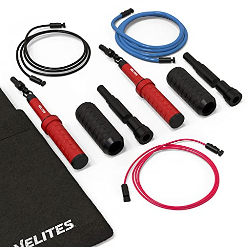 Velites Pack Corde à Sauter Earth 2.0 + Poids + Câbles (Rouge)