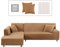 Lydevo Sofabezug Ecksofa L Form Sofa Überwürfe Stretch Sofabezug L Form Rechts oder Links mit Zwei Kissenbezügen Waschbar Universal-Couchbezug L Form Sofa Cover L Shape(3 Sitzer+4 Sitzer,Kamel)