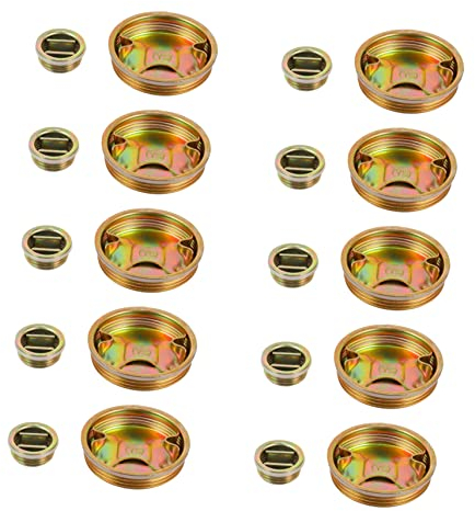 VILLFUL 20stücke Trommelkappen Aus Eisen Für Fässer Und Tanks Mit Feinem Gewinde Zum Einfachen Verschließen Und Entfernen