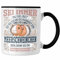 Trendation - Meerschweinchen Tasse Geschenk Meerschweinchen Mama Geschenkidee Sei Immer Du Selbst (Schwarz)
