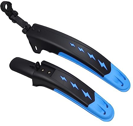 WEEROCK Fahrrad-Schutzblech-Set, 24/26/27,5 Zoll, Mountainbike-Schutzblech, vorne und hinten, Schutzblech-Set für MTB, verstellbares Schutzblech-Set, Blau