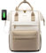 LOVEVOOK Mochila Portatil Mujer, 15.6 Pulgadas Mochila Viaje Trabajo Escolar Trabajo Grande Impermeable, Mochila Ordenador Instituto Universidad Adolescente Antirrobo, Laptop Backpack Oficina Kaki
