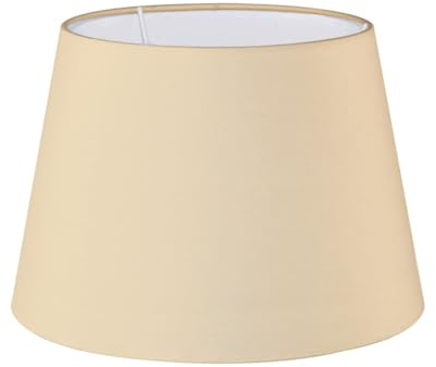 Paralume a forma di tronco di cono o cono in tessuto per bottiglie, lampade da terra o da tavolo. Marca Stappa e illumina (33, Tortora)