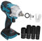 jojofuny 1ensemble Clé à Chocs Électrique Sans Fil Wrench Rechargeable Sans Batterie Pour Utilisation Polyvalente Avec Design Ergonomique Et Couple Élevé