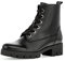 Gabor Damen Combat Boots, Frauen Stiefeletten,Winterstiefel,Winterschuhe,warm,gefüttert,Stiefel,Bootee,Booties,schwarz,39 EU / 6 UK