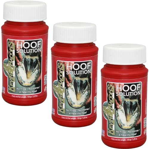 RL24 Kevin Bacon's - Öl für Hufstrahl Hoof Solution | Huffett für die Strahlpflege | Hufbalsam schützt Strahl, Sohle & vor Feuchtigkeit | Hufpflege für Pferde Aller Art | 3 x 150 g (3er Set)