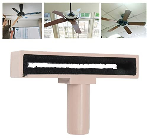 Ceiling Fan Brush, Reusable Washable Fan Blade Cleaner for Home, Kitchen Living Room Bedroom Bathroom Office, ABS Material (Pink)