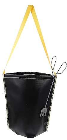 KONTONTY Feuerfeste Aufbewahrungstasche Für Outdoor-Grill Mit Griff Großes Fassungsvermögen Für Picknick-Grill-zubehör
