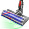 Ersatzbürste Kompatibel mit Dyson V7 V8 V10 V11 V15 SV10 SV11 SV12 Serie Staubsaugerteile, Bürste mit Direktantrieb, 180° Flexibilität für Die Tiefenreinigung von Teppichen und Hartböden