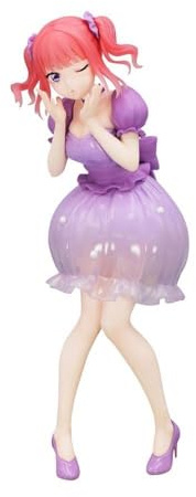 Furyu The Quintessential Quintuplets Trio-Try-iT PVC Statue Nakano Nino Pastel Dress Ver. 21 cm