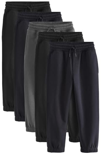 NEXT Jungen Basic-Jogginghose im Regular Fit, 5er-Pack 98-176