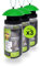 FLOWER Pack 3 Trampa Atrapa Moscas Exterior Interior | Pack Antimoscas con Fórmula Natural, Sin Pesticidas y Potente | Alimento Súper Atrayente al Aire Libre para Insectos | Kit Completo Reutilizable