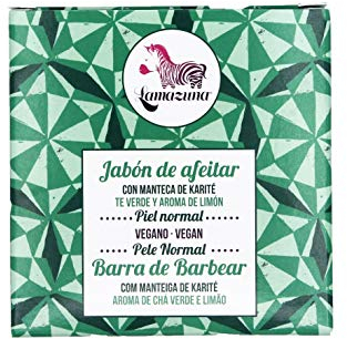 Lamazuna Rasierseife für normale Haut, 55 g