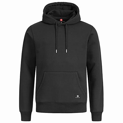 Höhenhorn 23G7 Janga Hoodie Herren Kapuzen Pullover Hoody Schwarz L