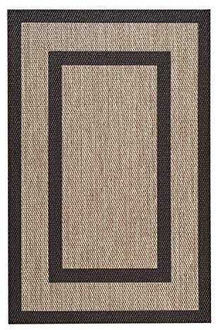 STORESDECO In & Outdoor Teppich 60x90cm - Wetterfeste Teppiche für Balkon & Terrasse - Waschbarer Küchenteppich & Läufer für Flur Wohnzimmer Esszimmer mit Rutschfester Unterseite