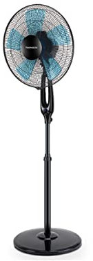 THOMSON Ventilateur Pied 40 cm 50 W noir télécommande à distance température 3 vitesses