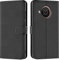 Verco custodia per Nokia X20, Nokia X10 Case per Nokia X20/X10 Cover PU Pelle Portafoglio Protettiva, Nero