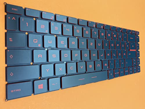 T-ProTek DEUTSCHE-Tastatur Keyboard kompatibel für MSI GF63 Thin 10SCXR-247