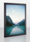 Bilderrahmen Orion Farbe Granit Dunkelgrau 75 x 98 cm kantig Puzzle modern stabil eckig hochwertig preiswert mit antireflex Kunstglas