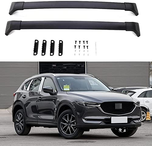 Relingträger Dachträger Dachgepäckträger Kompatibel für Mazda CX-5 CX5 2017-2022, Fahrradträger Dachboxen Dachgepäckablage Dachteile