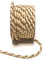 s.dekoda Kordel 10m x 6mm zweifarbig Creme - Gold Drehkordel Dekoband Kordelband Kordelschnur