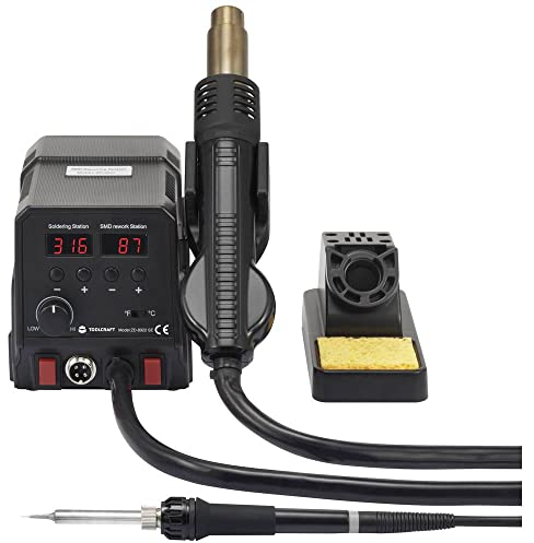 TOOLCRAFT ZD-8922 SE Station de réparation numérique 360 W 50-480 °C avec panne à souder