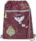 Personalisierter Turnbeutel für Mädchen Jungen mit Namen | Motiv Harry Potter Hogwarts mit Eule | Geschenk-Idee für Kinder Schuhbeutel zum Zuziehen