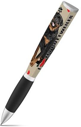 I Love My Dog Kugelschreiber (1 Stift, 3-seitig) Hund Geburtstag niedliche Stifte, lustige Stifte Hundeliebhaber Geschenke für Frauen & Hund Papa Coole Stifte, Hund Mama Geschenke – Niedliche