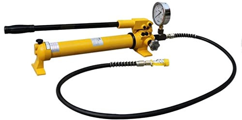 Piccola pompa sommergibile regolabile CP-700 tipo manuale portatile leggera a doppio effetto ad alta pressione piccola pompa idraulica manuale (colore: tipo manometro)