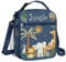 Clastyle Bolsa Termica Porta Alimentos Bebe Azul Animales de la Selva, Bolsa Almuerzo Infantil Jirafa Elefante Reutilizables con Correa, Bolsa Comida Niños para Viaje Picnic Guarderia
