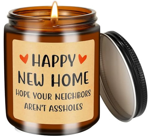 Regalos para el nuevo hogar, regalos de inauguración de la casa para el nuevo hogar, vela perfumada para inauguración de la casa, regalo de decoración de casa nueva para amigos, mujeres, hermanas