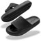 SCHLAPPY™ Original Badeschuhe für Damen&Herren, Badelatschen&Wolkenschuhe 100% Plastikfrei, Wasserfest&Rutschfest (Schwarz, EU Schuhgrößensystem, Erwachsene, Numerisch (von/bis), M, 38, 39)