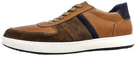 LLOYD Herren Halbschuhe Bosco, Männer Low-Top Sneaker, lose Einlage,schnürschuhe,schnürer,Business,Freizeit, Havanna/Whisky/Midnight, 44 EU / 9.5 UK