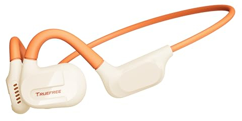Truefree F2 Open-Ear-Kopfhörer, Luftleitung Bluetooth Sport Kopfhörer, Bluetooth kabellose Kopfhörer, 16,2 mm verbesserter Bass, Dual-Mikrofon, Multipoint-Verbindung,15 Stunden Spielzeit für Laufen