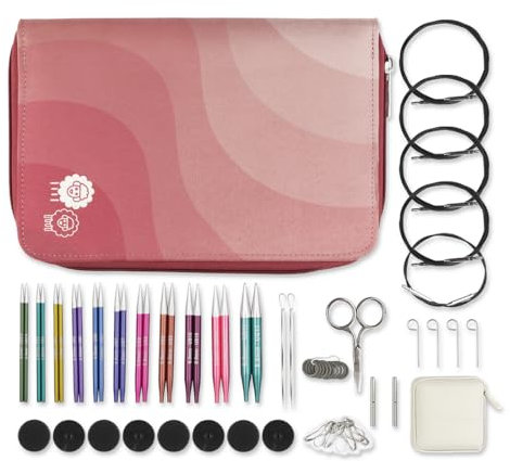 KnitPro Zing Regal Interchangeable Needle Set 4 (10cm) | 11 Sizes (3mm to 8mm)