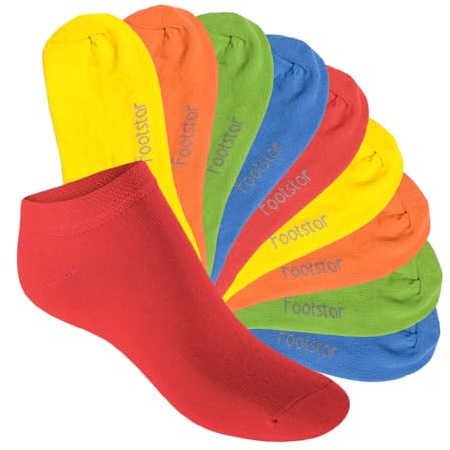 Footstar EVERYDAY! 10 Paar Kinder Sneaker Socken für Mädchen & Jungen Kurze Socken