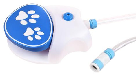 PAW Press Hundewasserbrunnen - Schritt -gegen -Outdoor -Haustier Sprinkler, Hunde Selbst Serviert Wasserbrunnen Für Garten | Pfotenaktivierter Sprinklerspender, Hunde -Hydratation -Spielwerkzeug, Hund