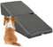 Escalier pour Animaux De Compagnie, 2 en 1 Pouf Extensible Et Marchepied pour Chat Et Chien, Escalier Pliable pour Chat, Escalier Antidérapant Multifonctionnel pour Animaux De Compagnie