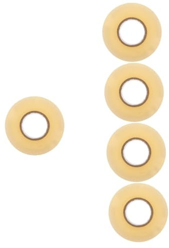 HANABASS 5 Rollen Hockeyverband Klebeband für Hockeyschläger Sockenband Hockeyband klar Clear-Tape-Hockey Athleten Band klebrige Hockeybänder Wickelband Hockeyband weiß Hockey-Klebeband PVC