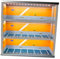 LeeQinersw Diorama de Garage à L'échelle 1:64 pour Petites Voitures avec éclairage LED, Paroi Orange