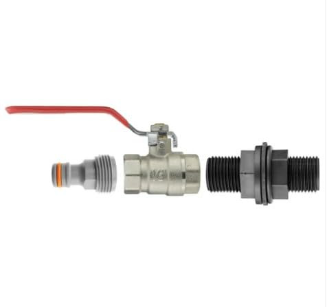 AP Supplies 1/2in BSP Water Butt Kit, Lever Valve, Quick Connector