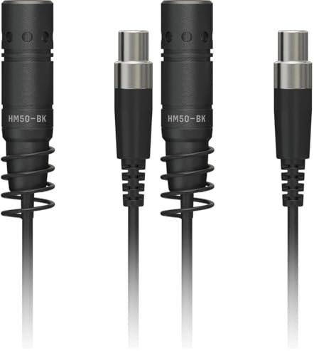 Behringer HM50-BK Premium-Kondensator-Hängemikrofon (Packung mit 2)