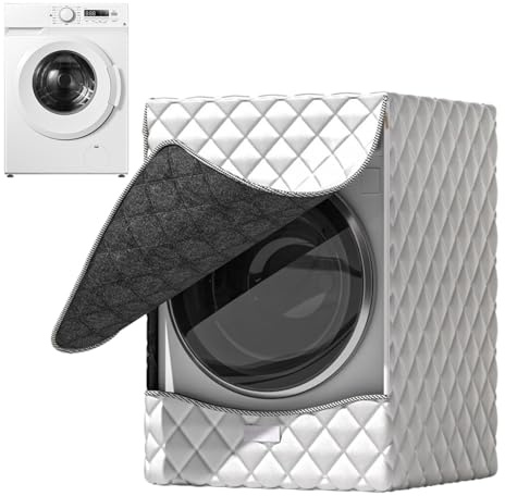 Housse De Machine À Laver Protecteur Imperméable Isolant | Housse Pour Lave-Linge À Ouverture Frontale Pour Extérieur Buanderie Balcon Électroménagers Entretien Stockage