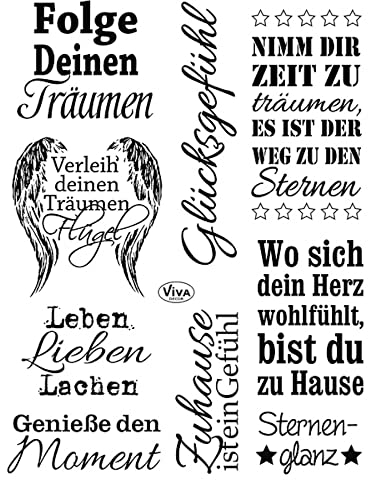 Viva Decor - Silikonstempel -Sprüche II - 400314300