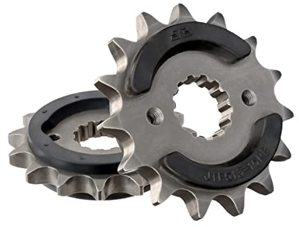 JT JTF513.15RB Silenced Sprocket 15 Teeth Pitch 530 Rubberized - Int. Diam.21.6/25