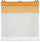 Joyswahl Voile Raffrollo mit Hakenaufhängung, ohne Bohren »Edelgard« Schals Fenster Gardine BxH 100x165cm Orange 1er Pack