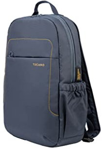 Tucano-Lup-Zaino in Tessuto Tecnico per Notebook 13.3/14, MacBook Air 13/MacBook Pro 13. Tasca Interna Imbottita per Notebook, Tablet o iPad. Tasca di Sicurezza sullo Schienale.