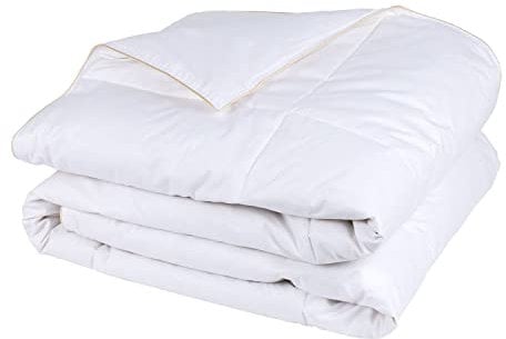 Pikolin Home - Edredón Nórdico de Plumón Otoño Invierno 250 gr | 260x240 | Cama 180 | Relleno Nórdico | Exterior Algodón | Transpirable | Extrasuave