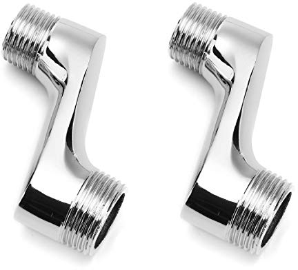Lot de 2 adaptateurs réglables pour Robinet de Baignoire avec Bras pivotant 3/4 1/2
