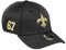 New Era New Orleans Saints NFL Saints Black 39Thirty Stretch Cap - M - L